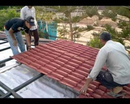 معلم تركيب قرميد للأسطح في مكه جده 