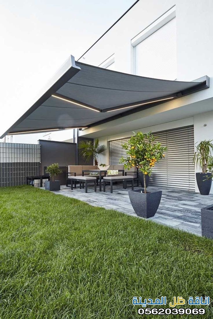  تركيب مظلات خارجية للفلل المدينة | تصميم وتنفيذ مظلات حدائق وشرفات