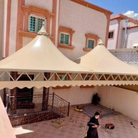 محل تركيب مظلات هرمية بمكه المكرمه