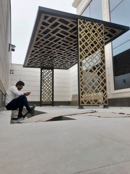 تنفيذ مظلات قص ليزر المدينة| تصميم وتركيب احترافي بأحدث التقنيات