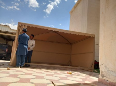 تركيب انواع المظلات في العلا 